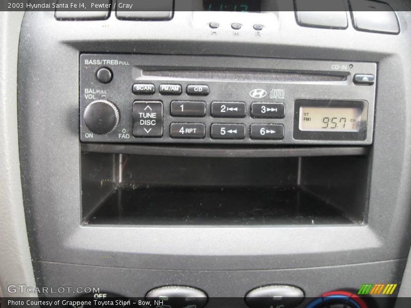 Pewter / Gray 2003 Hyundai Santa Fe I4