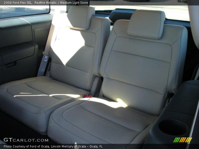 Redfire Metallic / Medium Light Stone 2009 Ford Flex SEL