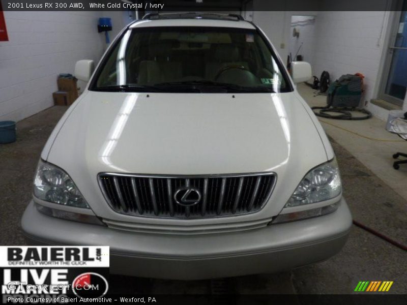 White Gold Crystal / Ivory 2001 Lexus RX 300 AWD