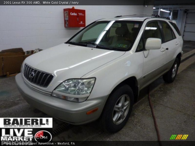White Gold Crystal / Ivory 2001 Lexus RX 300 AWD