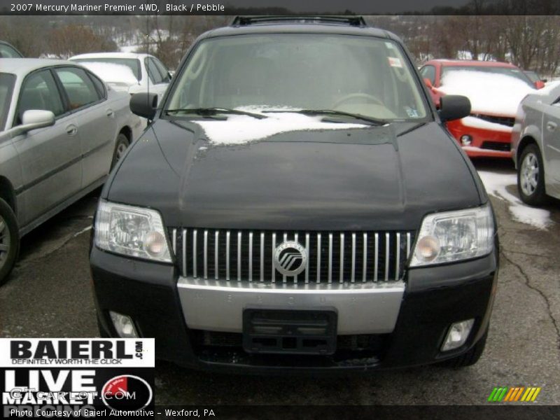Black / Pebble 2007 Mercury Mariner Premier 4WD