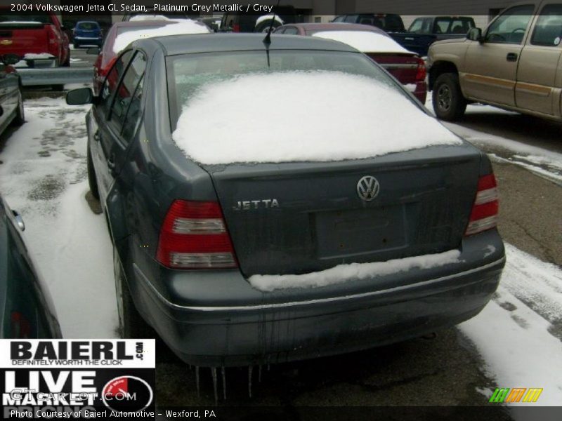 Platinum Grey Metallic / Grey 2004 Volkswagen Jetta GL Sedan