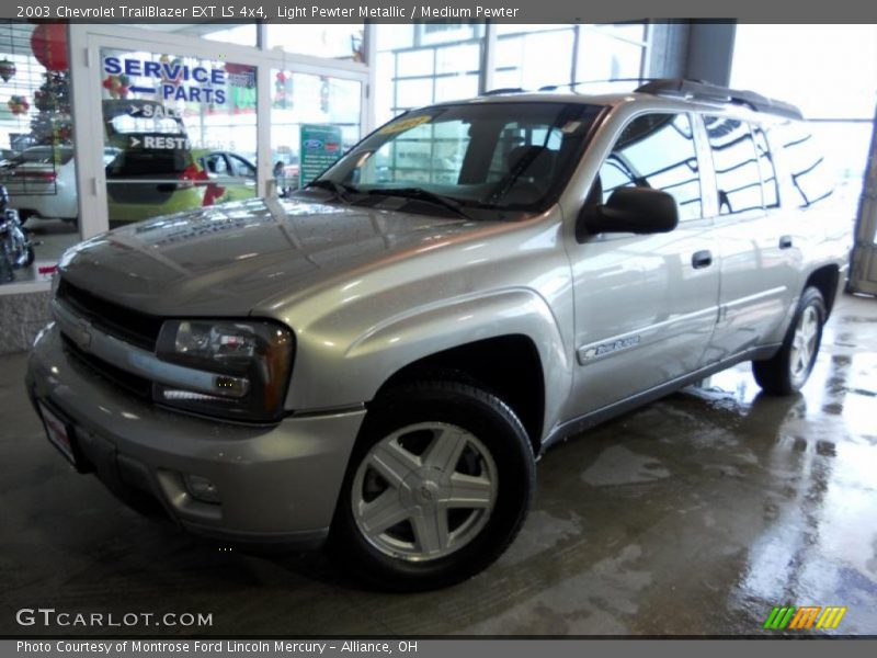 Light Pewter Metallic / Medium Pewter 2003 Chevrolet TrailBlazer EXT LS 4x4