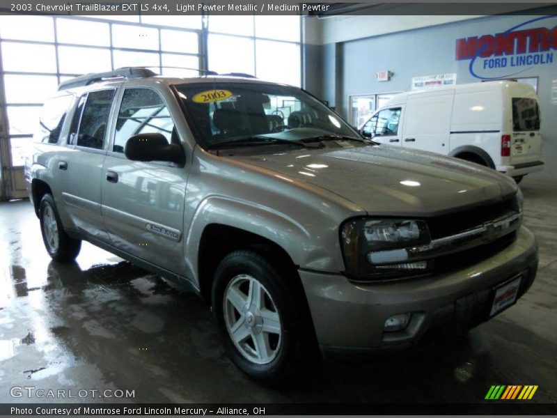 Light Pewter Metallic / Medium Pewter 2003 Chevrolet TrailBlazer EXT LS 4x4