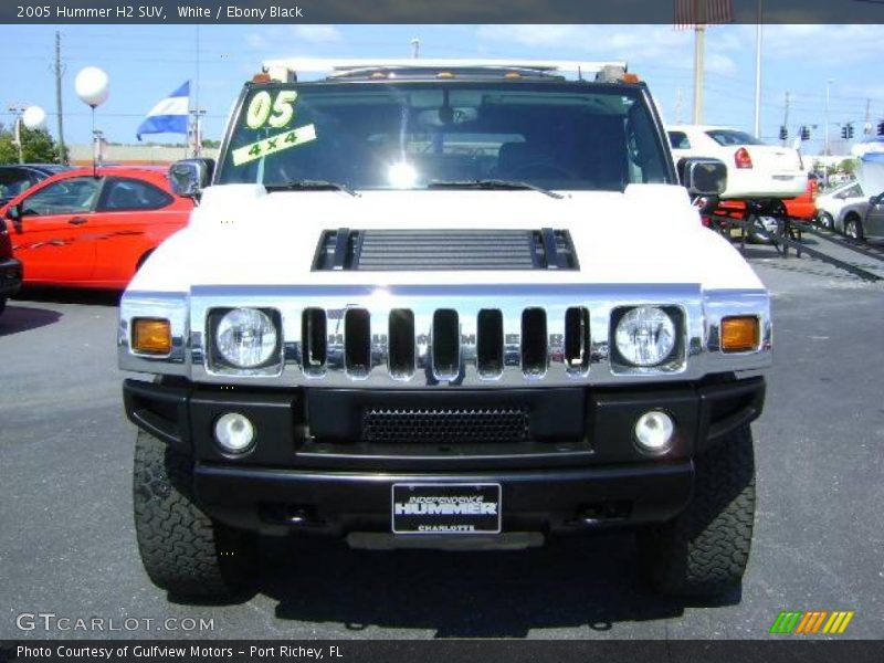 White / Ebony Black 2005 Hummer H2 SUV