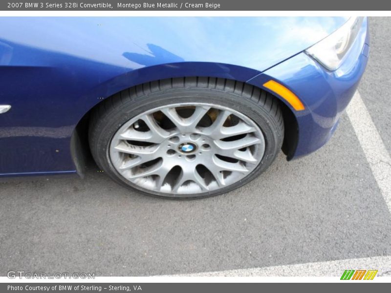 Montego Blue Metallic / Cream Beige 2007 BMW 3 Series 328i Convertible