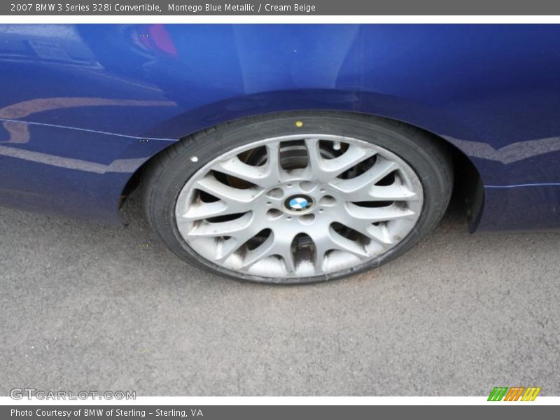 Montego Blue Metallic / Cream Beige 2007 BMW 3 Series 328i Convertible