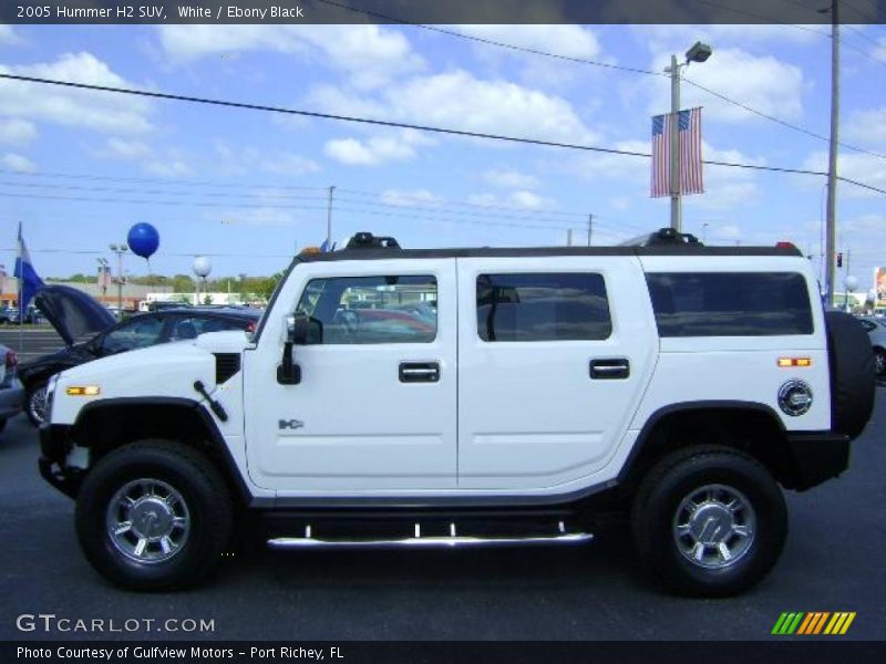 White / Ebony Black 2005 Hummer H2 SUV