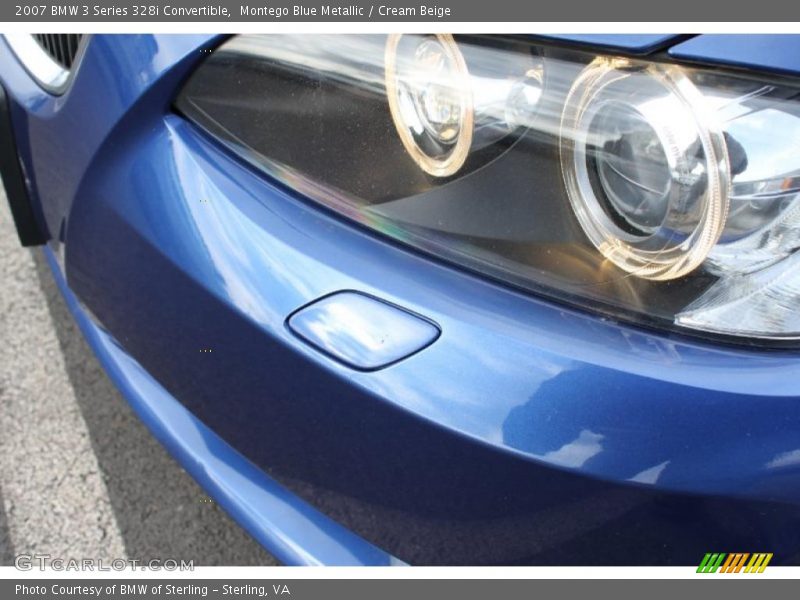 Montego Blue Metallic / Cream Beige 2007 BMW 3 Series 328i Convertible
