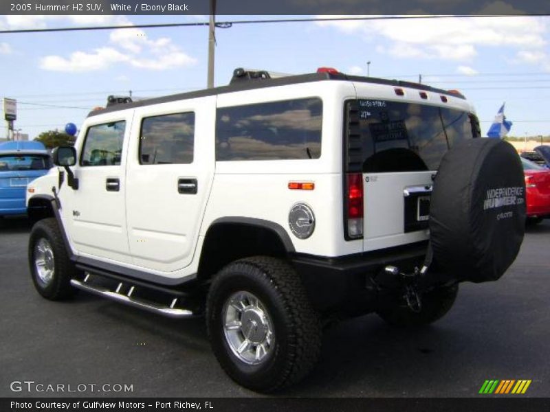 White / Ebony Black 2005 Hummer H2 SUV