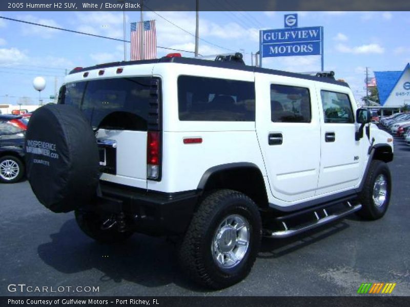White / Ebony Black 2005 Hummer H2 SUV