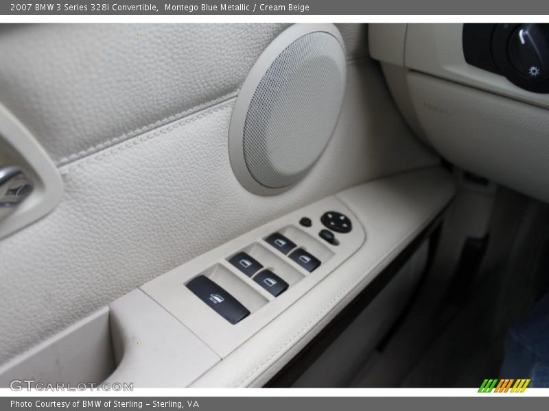 Montego Blue Metallic / Cream Beige 2007 BMW 3 Series 328i Convertible