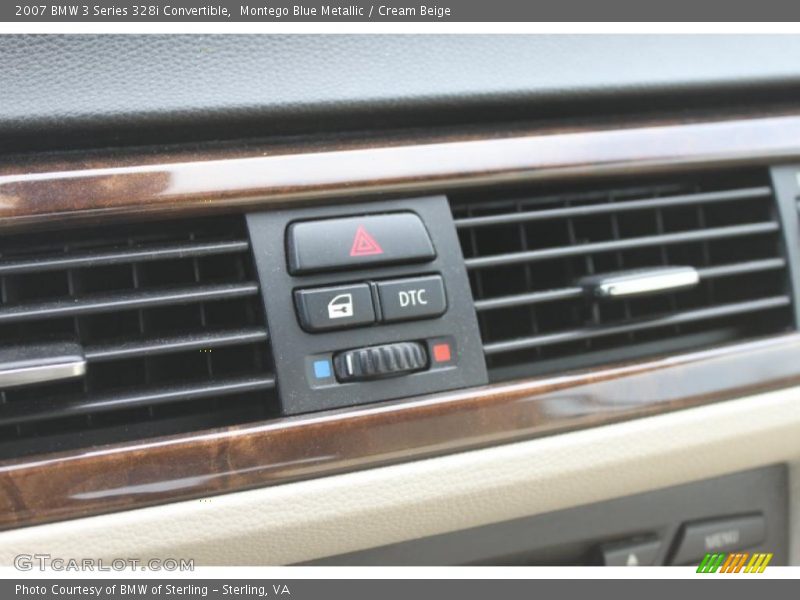 Montego Blue Metallic / Cream Beige 2007 BMW 3 Series 328i Convertible