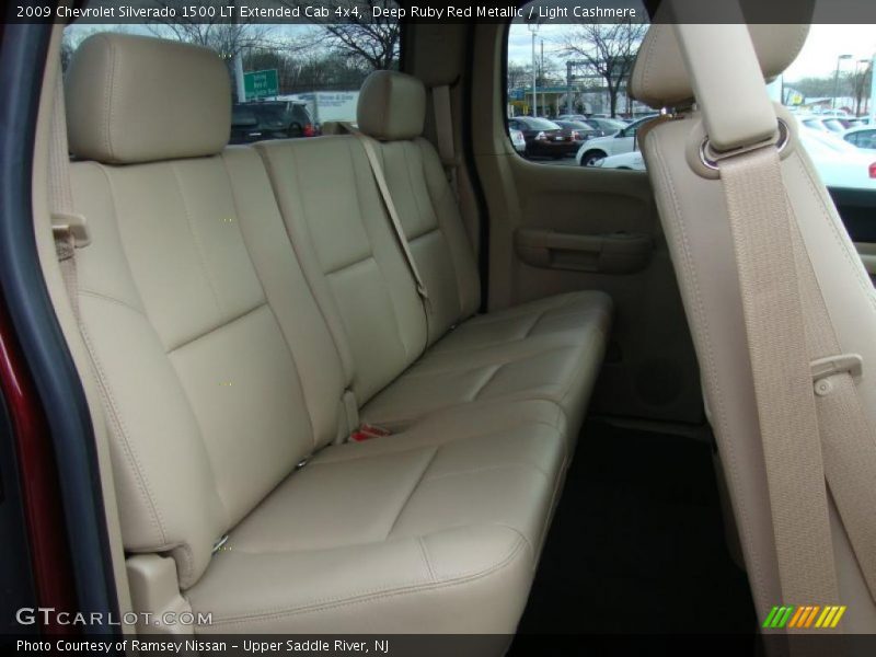 Deep Ruby Red Metallic / Light Cashmere 2009 Chevrolet Silverado 1500 LT Extended Cab 4x4