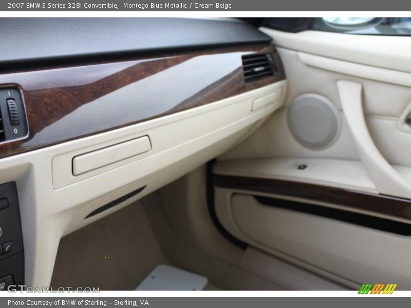 Montego Blue Metallic / Cream Beige 2007 BMW 3 Series 328i Convertible