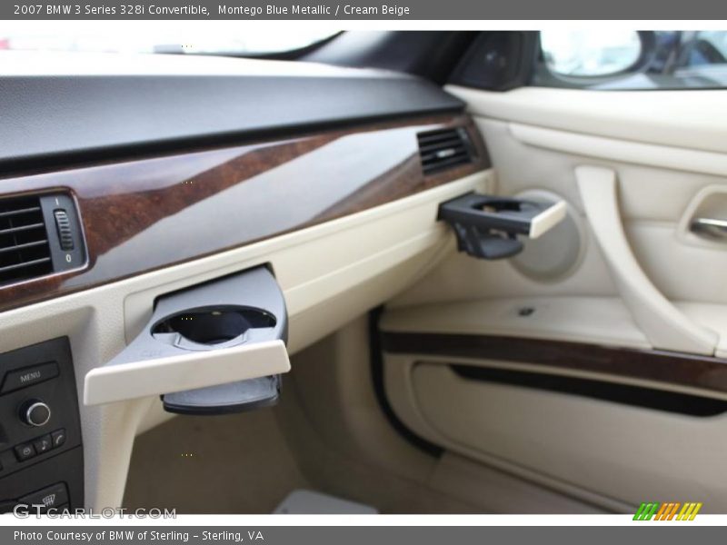 Montego Blue Metallic / Cream Beige 2007 BMW 3 Series 328i Convertible