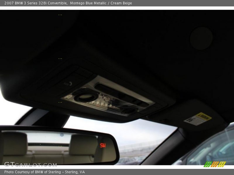 Montego Blue Metallic / Cream Beige 2007 BMW 3 Series 328i Convertible