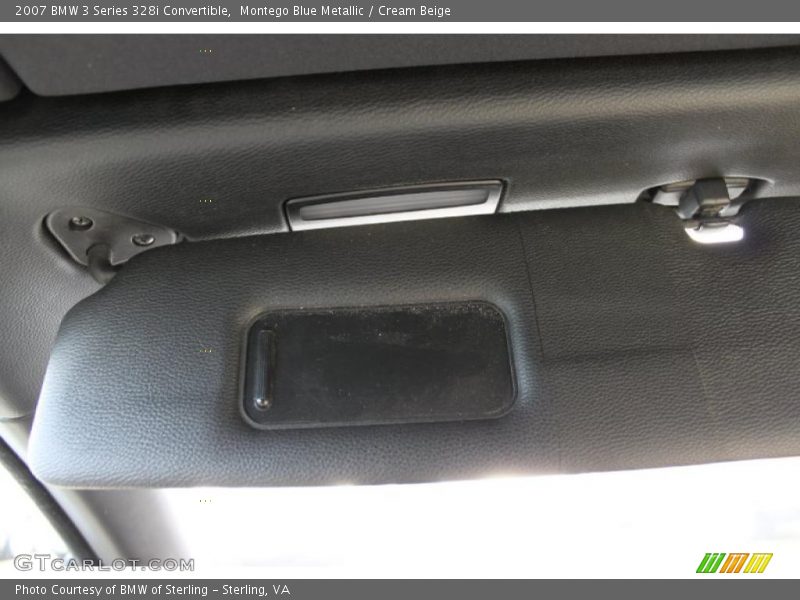 Montego Blue Metallic / Cream Beige 2007 BMW 3 Series 328i Convertible