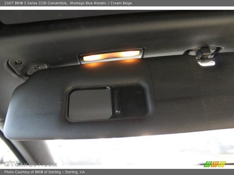 Montego Blue Metallic / Cream Beige 2007 BMW 3 Series 328i Convertible