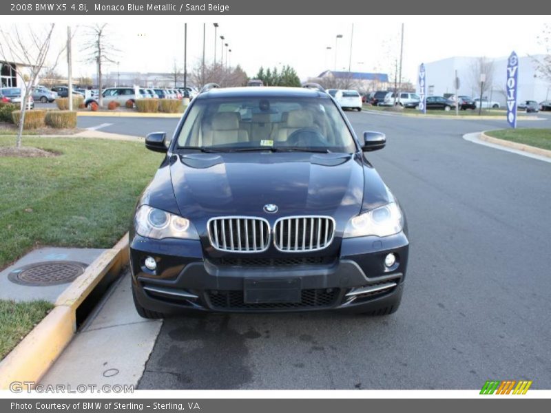 Monaco Blue Metallic / Sand Beige 2008 BMW X5 4.8i