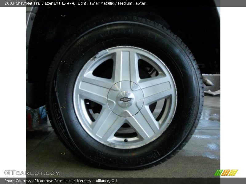 Light Pewter Metallic / Medium Pewter 2003 Chevrolet TrailBlazer EXT LS 4x4