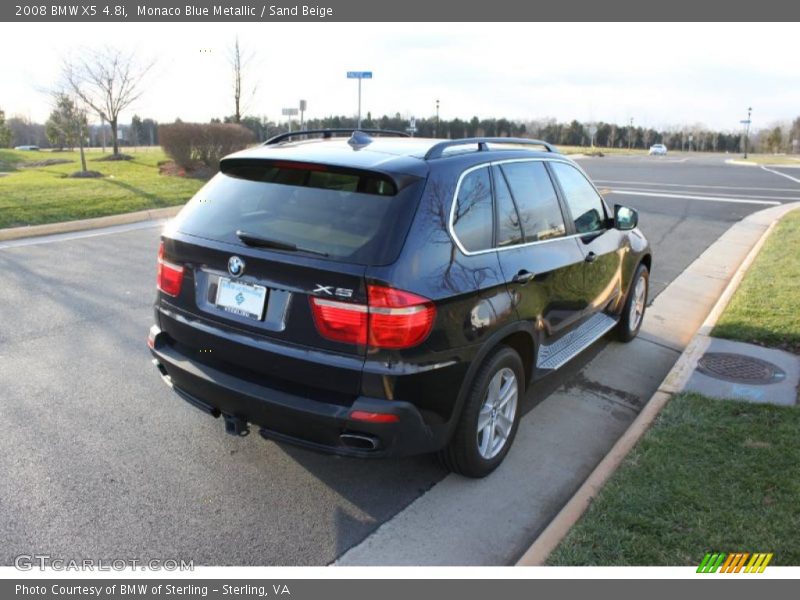 Monaco Blue Metallic / Sand Beige 2008 BMW X5 4.8i