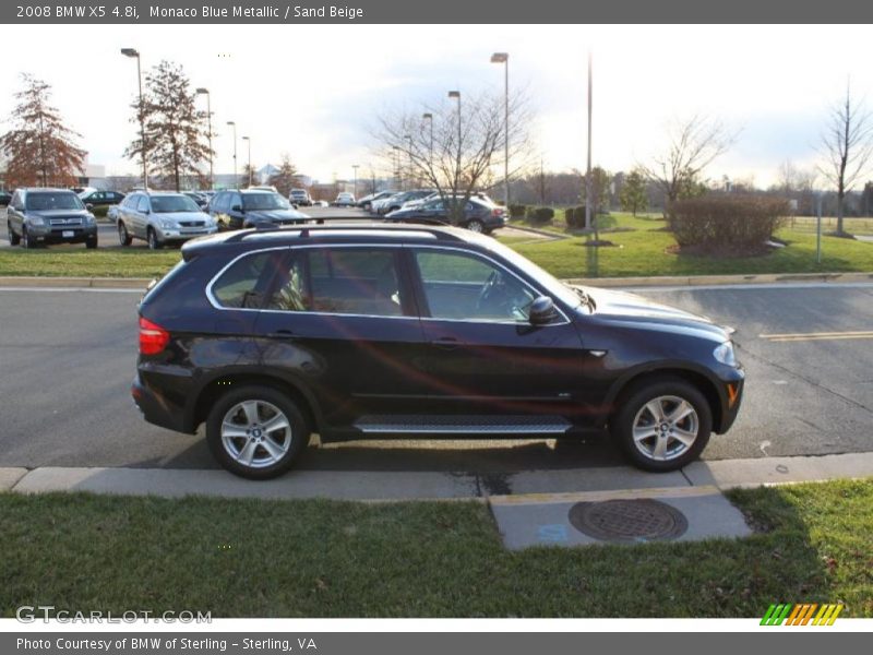 Monaco Blue Metallic / Sand Beige 2008 BMW X5 4.8i