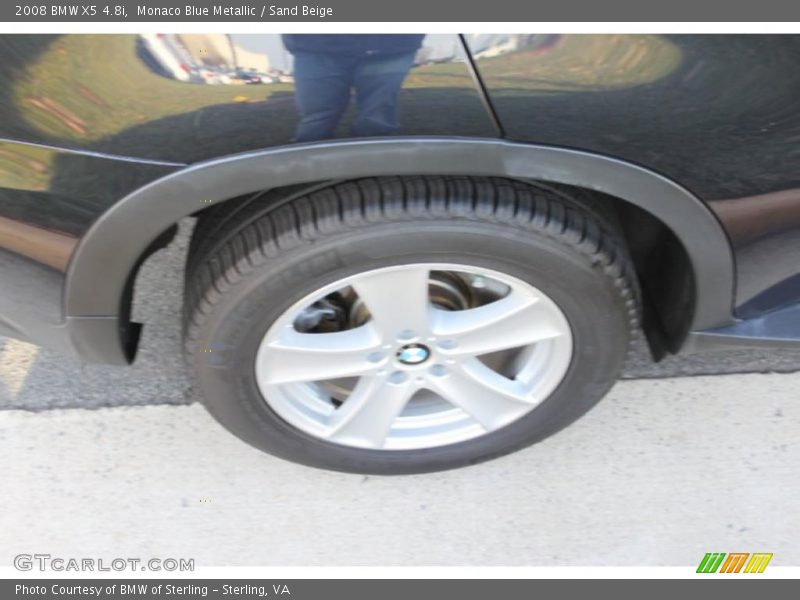 Monaco Blue Metallic / Sand Beige 2008 BMW X5 4.8i