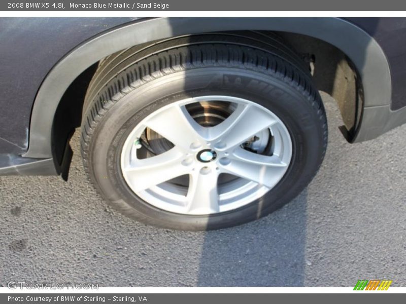Monaco Blue Metallic / Sand Beige 2008 BMW X5 4.8i