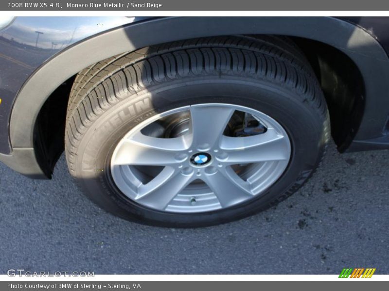 Monaco Blue Metallic / Sand Beige 2008 BMW X5 4.8i