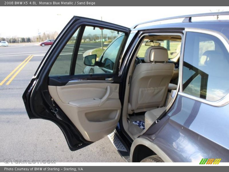 Monaco Blue Metallic / Sand Beige 2008 BMW X5 4.8i