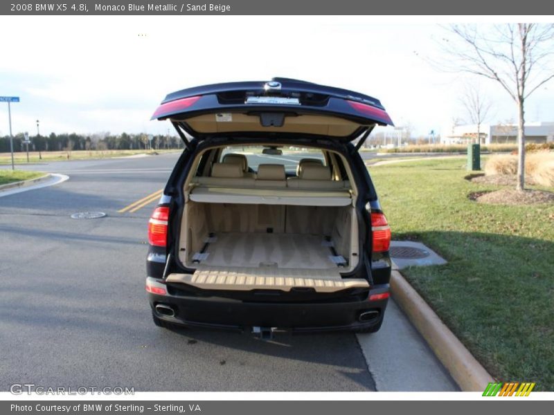 Monaco Blue Metallic / Sand Beige 2008 BMW X5 4.8i