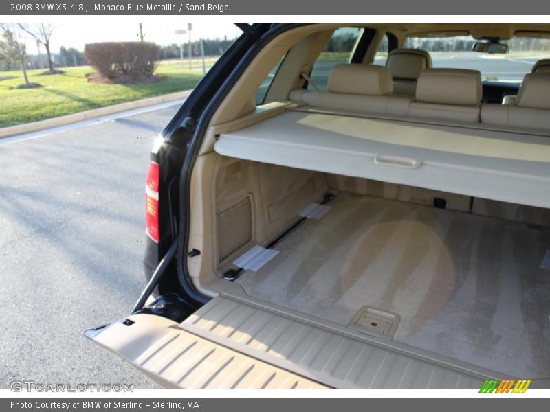 Monaco Blue Metallic / Sand Beige 2008 BMW X5 4.8i