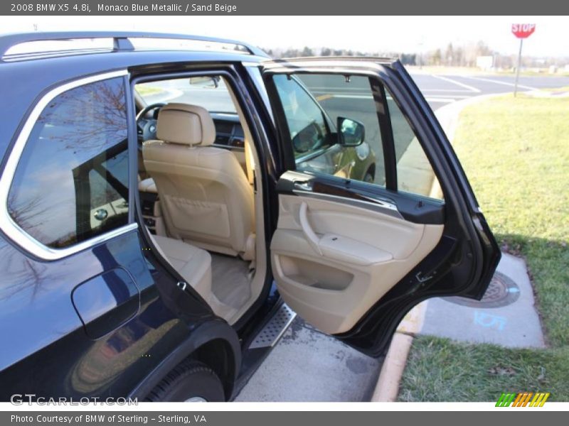 Monaco Blue Metallic / Sand Beige 2008 BMW X5 4.8i