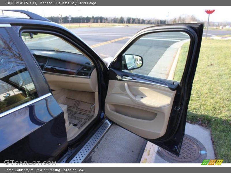 Monaco Blue Metallic / Sand Beige 2008 BMW X5 4.8i