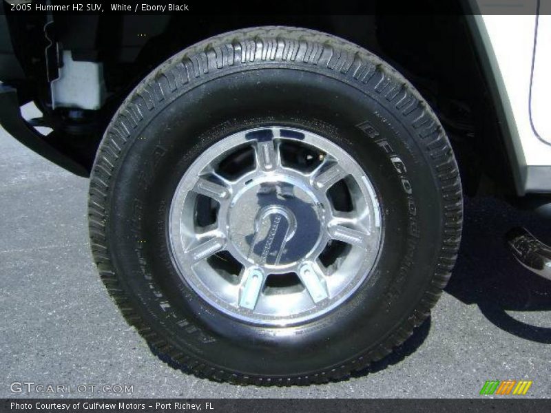 White / Ebony Black 2005 Hummer H2 SUV