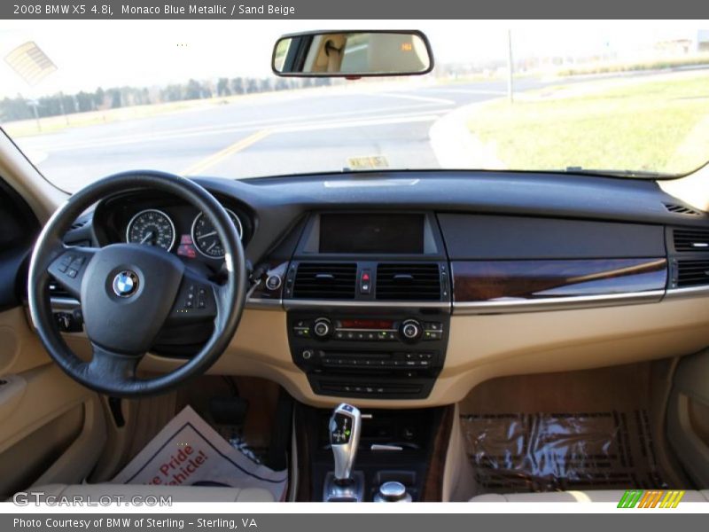 Monaco Blue Metallic / Sand Beige 2008 BMW X5 4.8i