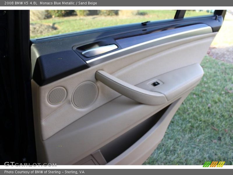 Monaco Blue Metallic / Sand Beige 2008 BMW X5 4.8i
