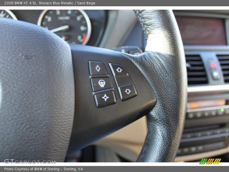 Monaco Blue Metallic / Sand Beige 2008 BMW X5 4.8i