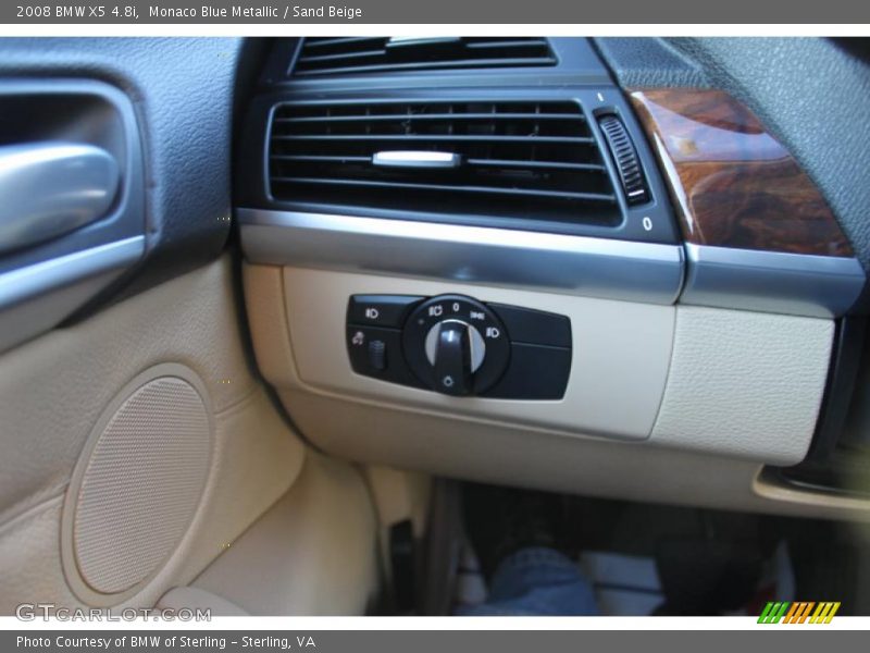 Monaco Blue Metallic / Sand Beige 2008 BMW X5 4.8i