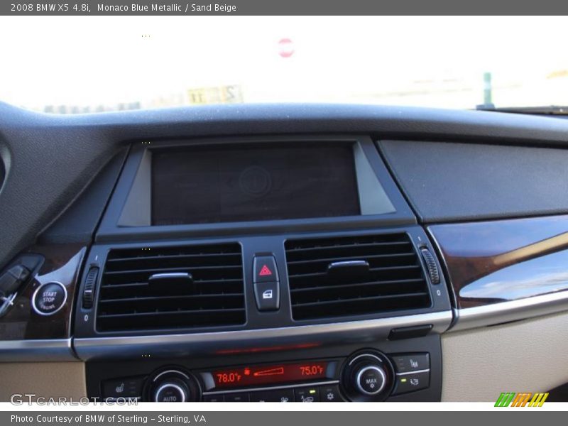 Monaco Blue Metallic / Sand Beige 2008 BMW X5 4.8i