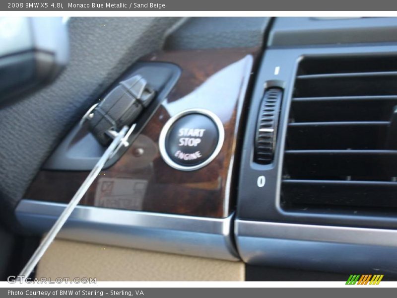 Monaco Blue Metallic / Sand Beige 2008 BMW X5 4.8i