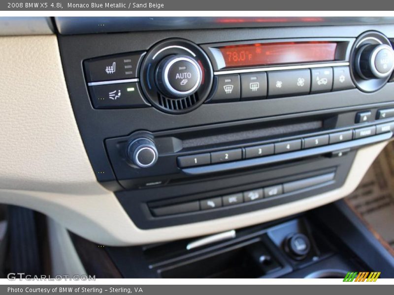 Monaco Blue Metallic / Sand Beige 2008 BMW X5 4.8i