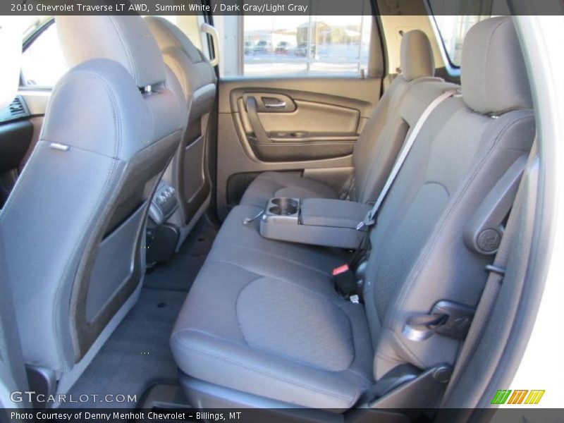 Summit White / Dark Gray/Light Gray 2010 Chevrolet Traverse LT AWD