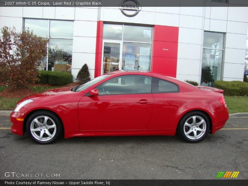  2007 G 35 Coupe Laser Red