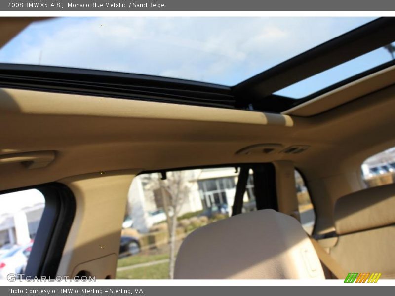 Monaco Blue Metallic / Sand Beige 2008 BMW X5 4.8i