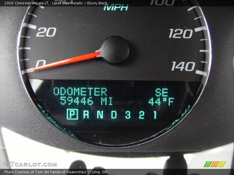 Laser Blue Metallic / Ebony Black 2006 Chevrolet Impala LT