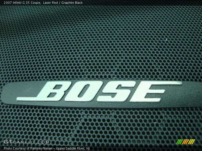 Laser Red / Graphite Black 2007 Infiniti G 35 Coupe