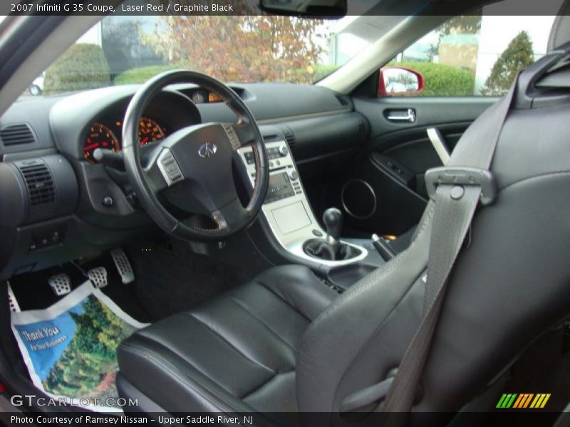 Graphite Black Interior - 2007 G 35 Coupe 
