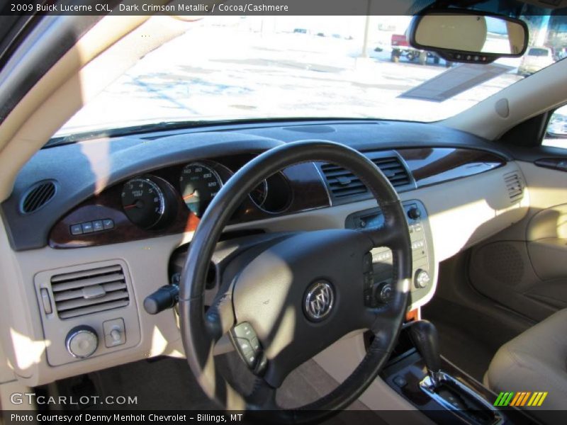 Dark Crimson Metallic / Cocoa/Cashmere 2009 Buick Lucerne CXL